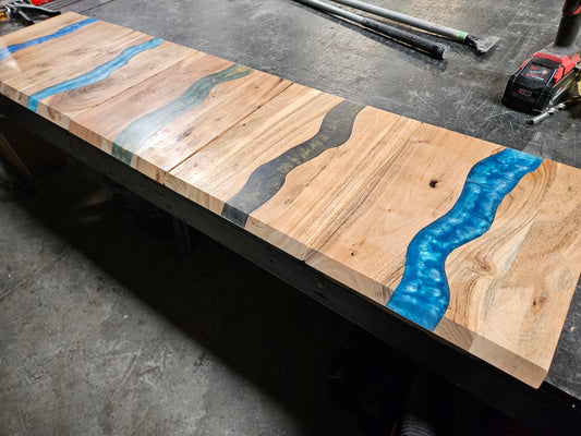 Epoxy Cutting Board Angled Edge